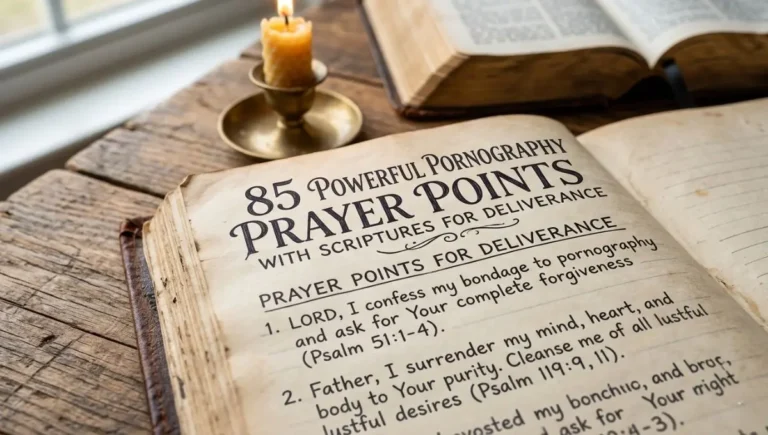 85 Powerful Pornography Prayer Points with Scriptures for Deliverance
