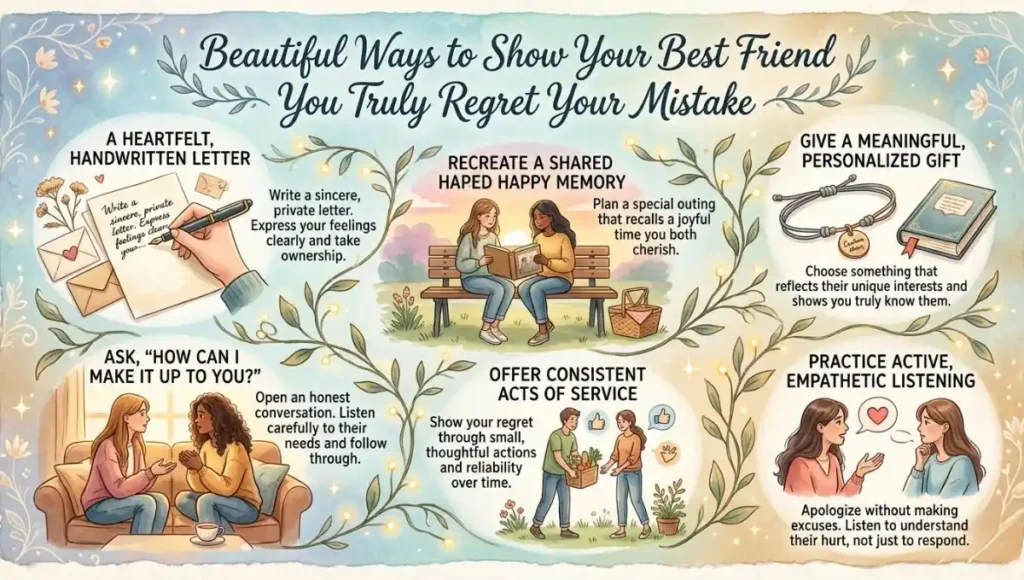 Beautiful Ways to Show Your Best Friend You Truly Regret Your Mistake