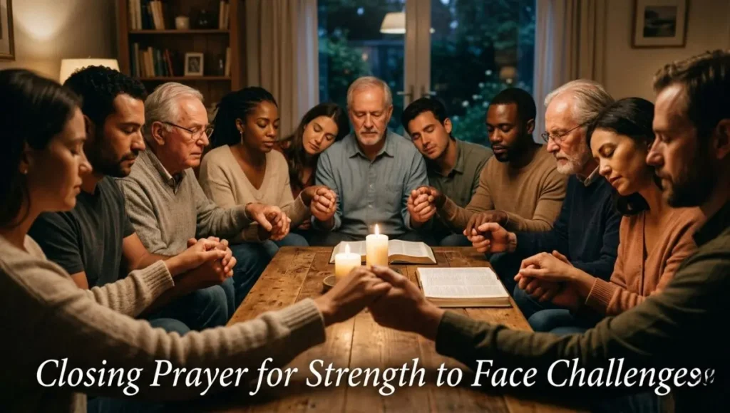 Closing Prayer for Strength to Face Challenges