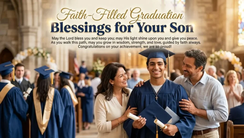 Faith-Filled Graduation Blessings for Your Son