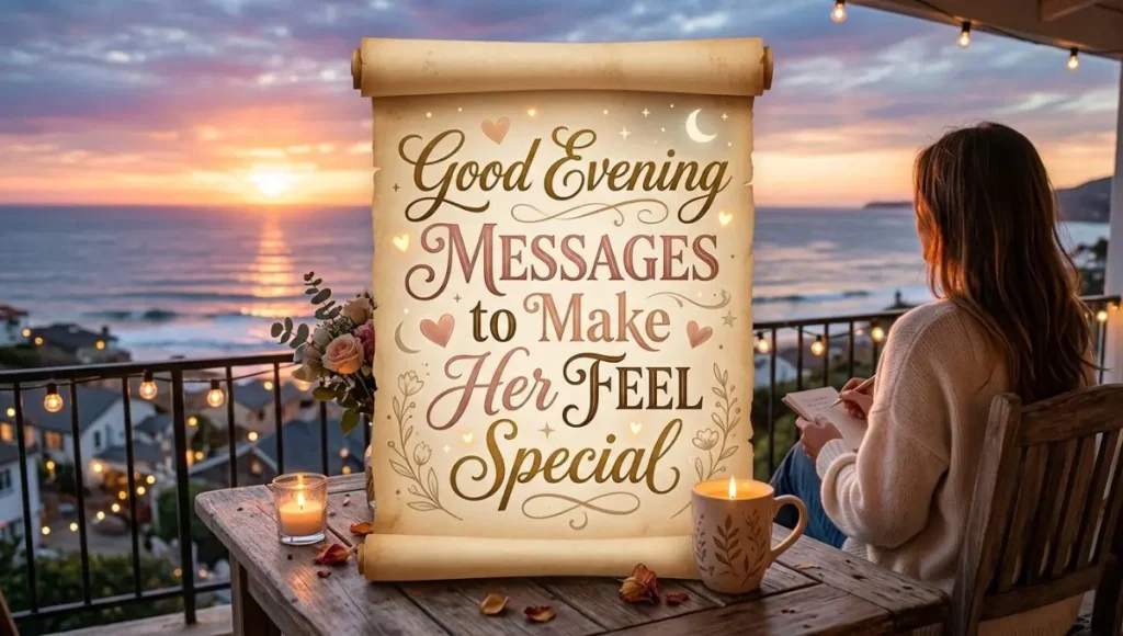 Good Evening Messages to Make Her Feel Special