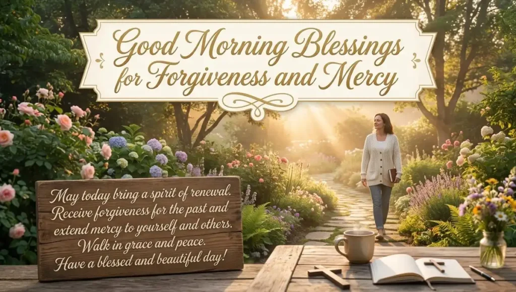 Good Morning Blessings for Forgiveness and Mercy