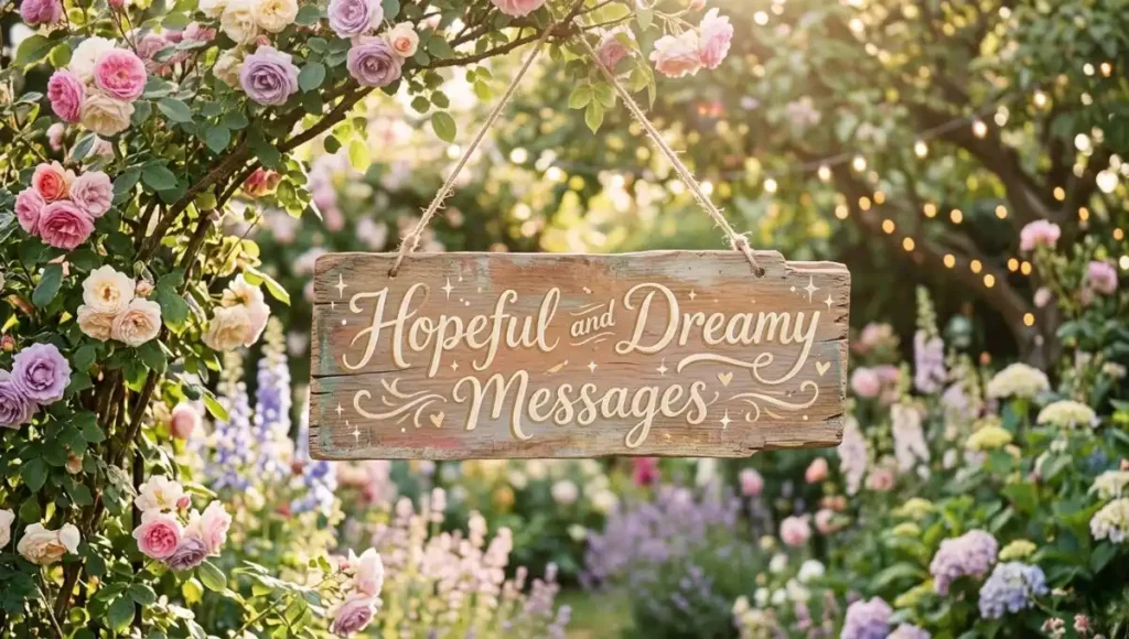 Hopeful and Dreamy Messages