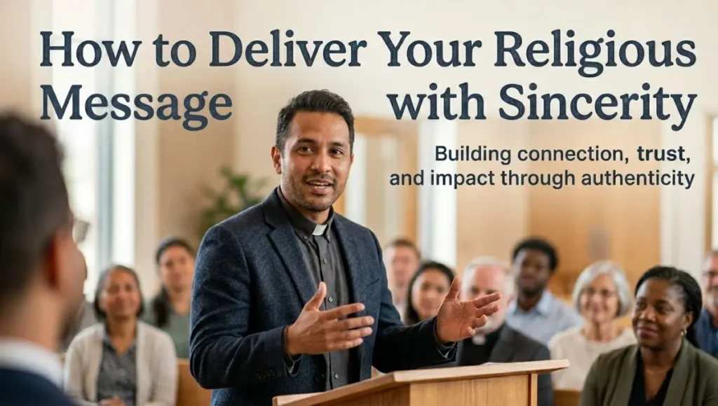 How to Deliver Your Religious Message with Sincerity
