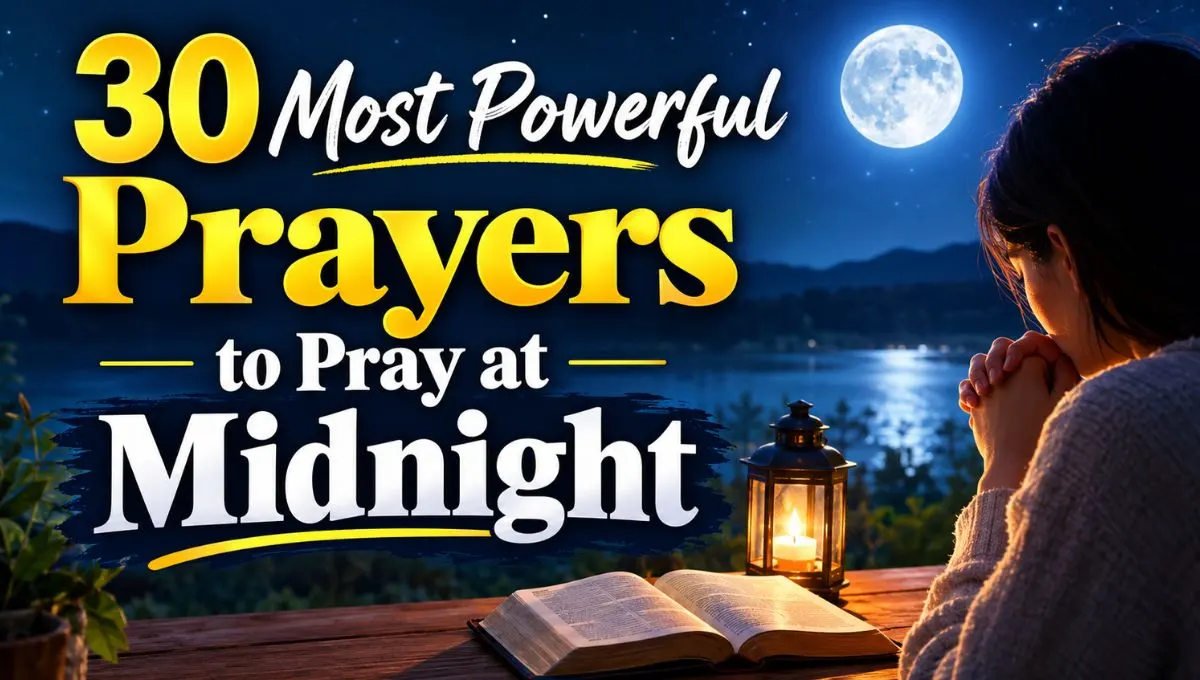 30 Most Powerful Prayers to Pray at Midnight