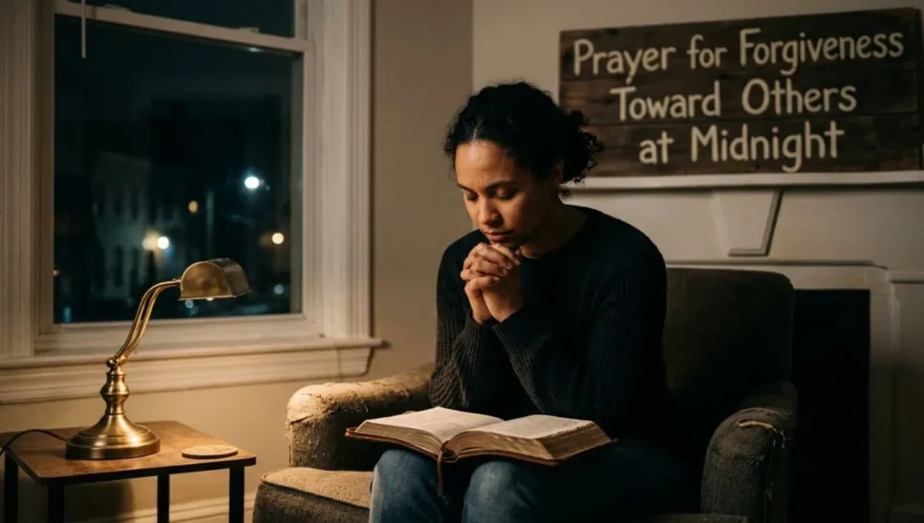Prayer for Forgiveness Toward Others at Midnight