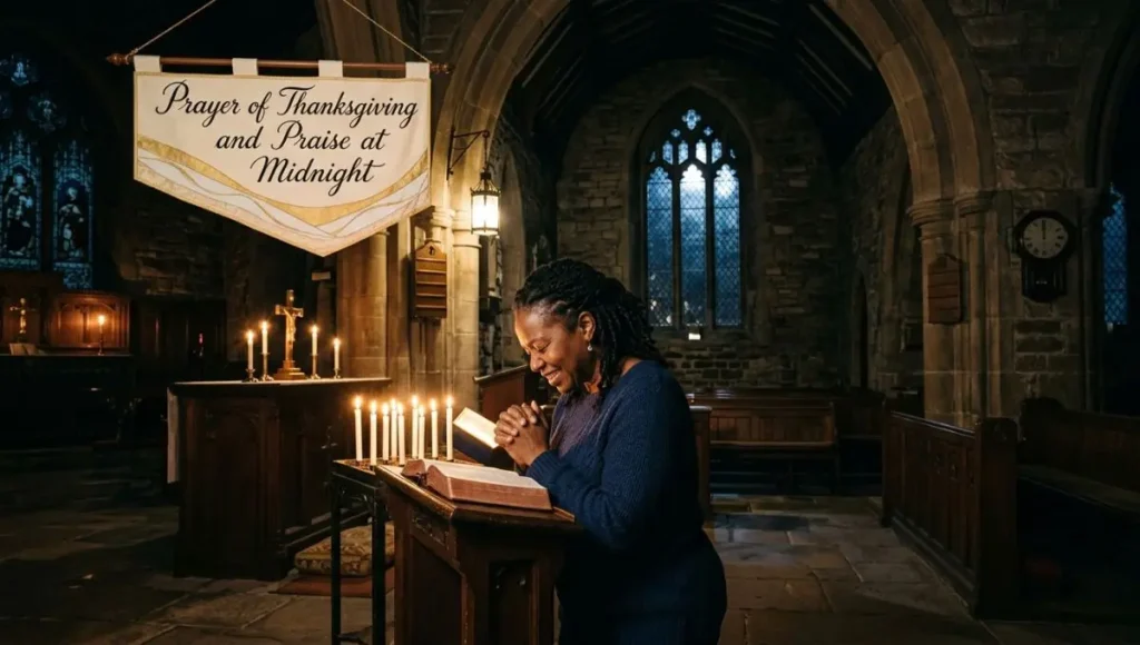 Prayer of Thanksgiving and Praise at Midnight