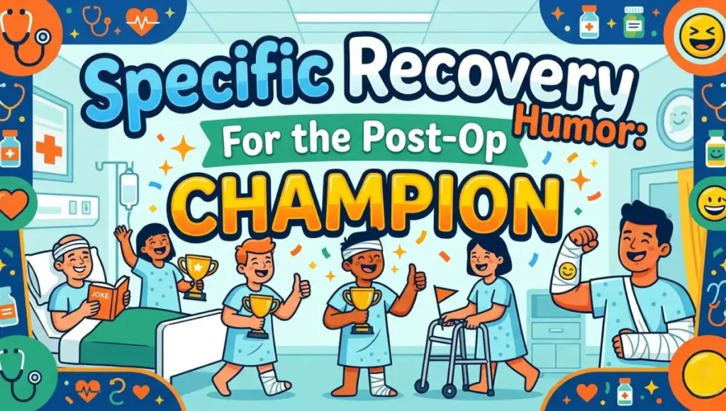 Specific Recovery Humor: For the Post-Op Champion