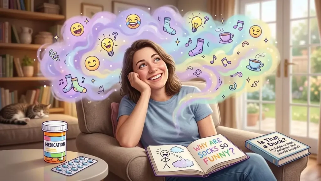 The Blissful Brain Fog: Humor Under Medication