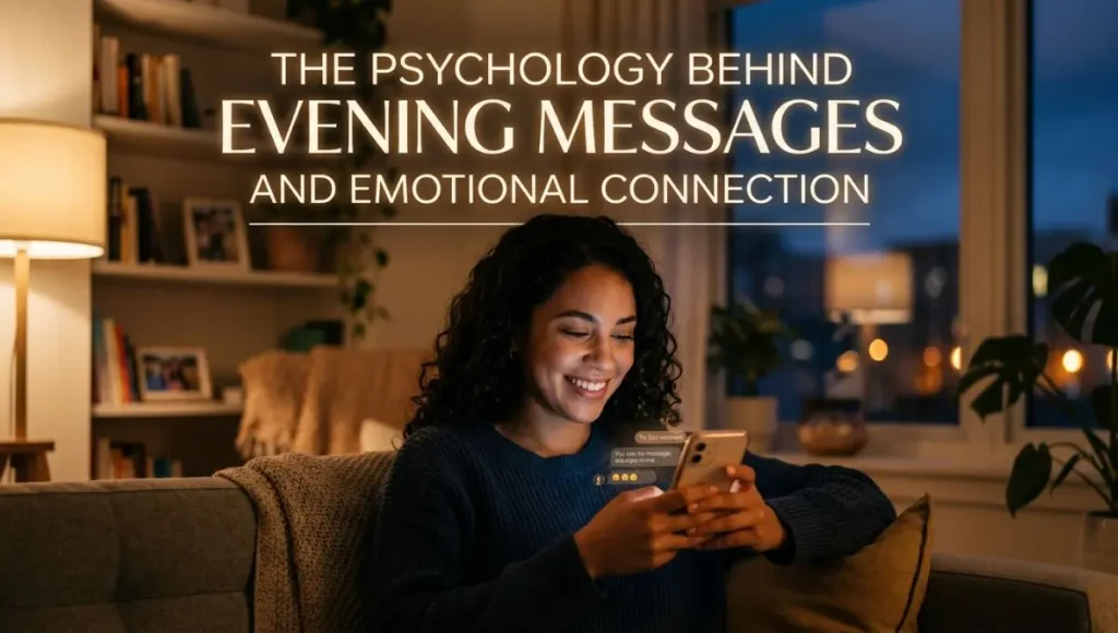 The Psychology Behind Evening Messages and Emotional Connection