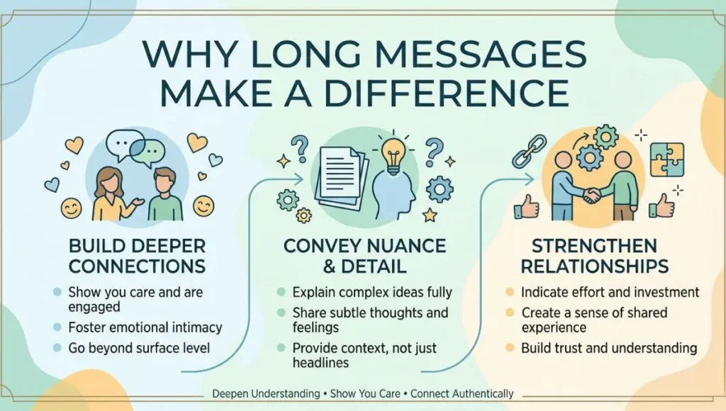 Why Long Messages Make a Difference