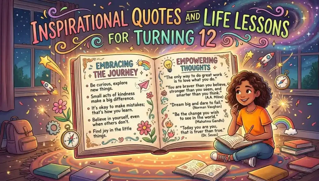 Inspirational Quotes and Life Lessons for Turning 12
