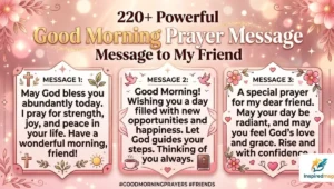 220+ Powerful Good Morning Prayer Message to My Friend