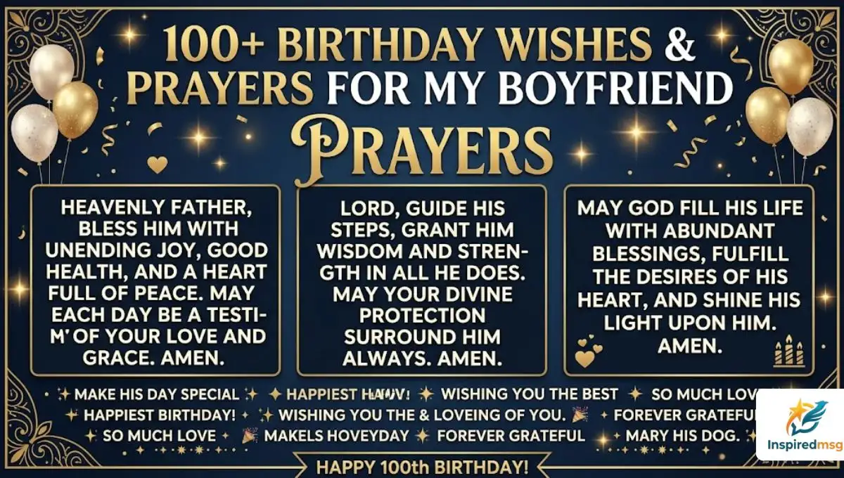100+ Birthday Wishes and Prayer for My Boyfriend: Make His Day Special