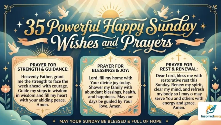 35 Powerful Happy Sunday Wishes and Prayers