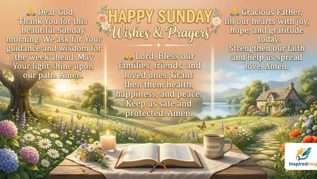 Happy Sunday Wishes and Prayers