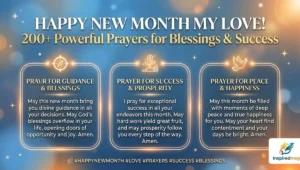 200+ Powerful Happy New Month Prayers to My Love for Blessings & Success
