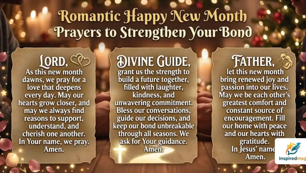 Romantic Happy New Month Prayers to Strengthen Your Bond
