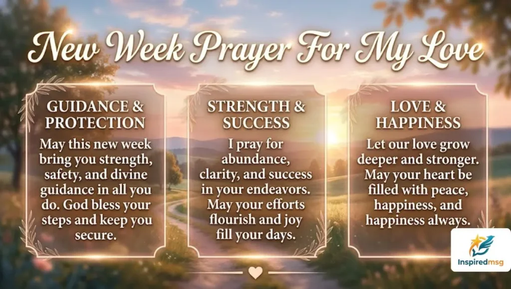 New Week Prayer For My Love