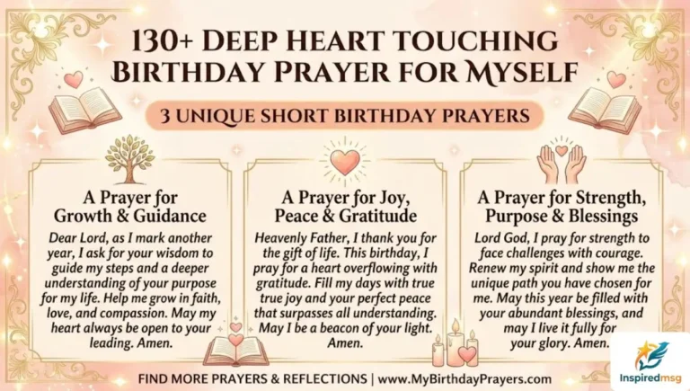 130+ Deep Heart Touching Birthday Prayer For Myself