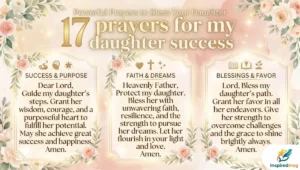 17 Prayers for My Daughter Success - Powerful Prayers to Bless Your Daughter