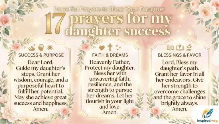 17 Prayers for My Daughter Success - Powerful Prayers to Bless Your Daughter