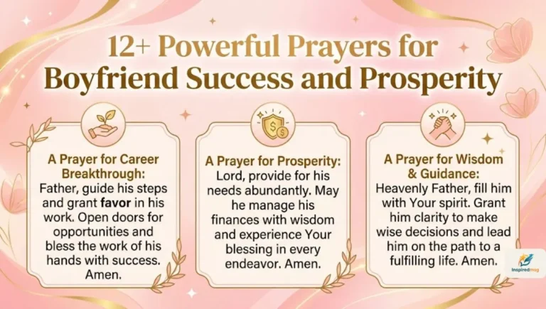 12+ Powerful Prayers for Boyfriend Success and Prosperity