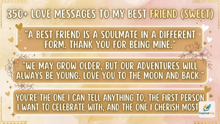 350+ Love Messages to My Best Friend (Sweet)
