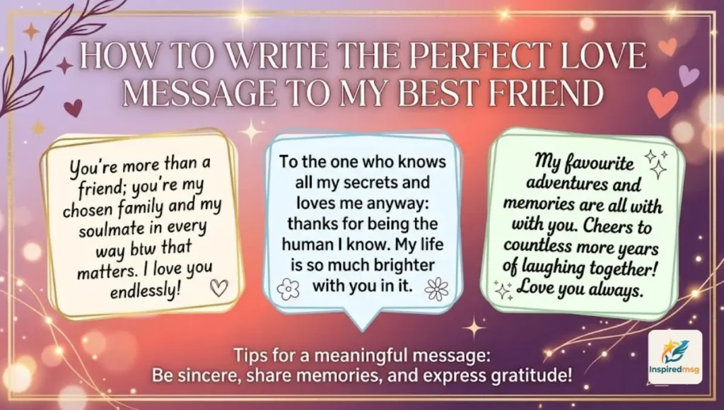 How to Write the Perfect Love Message to My Best Friend