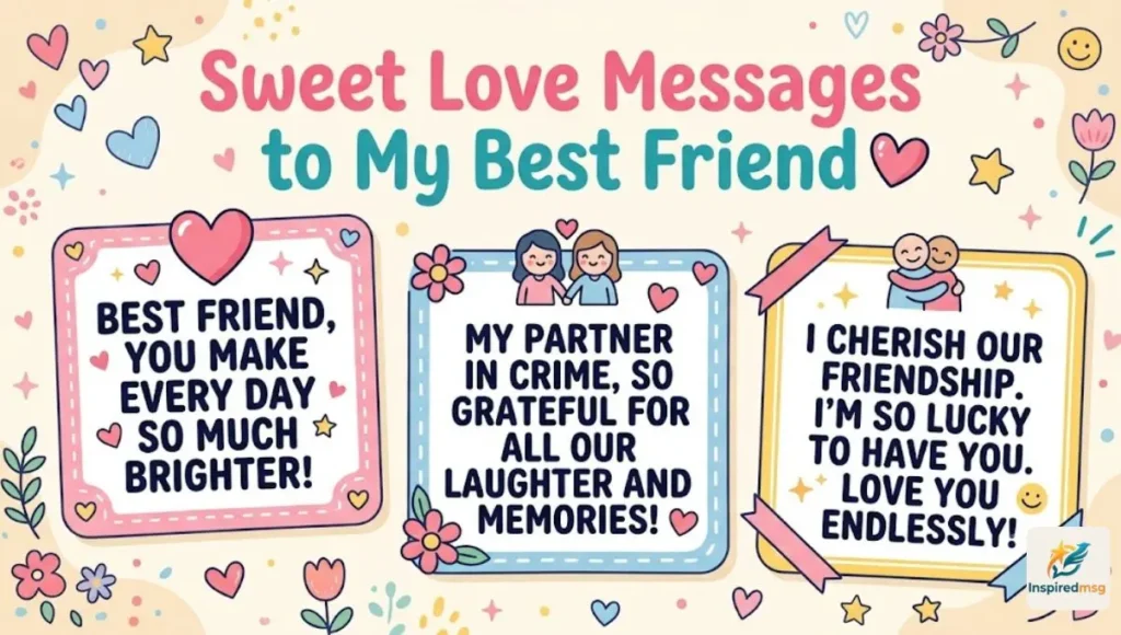 Sweet Love Messages to My Best Friend