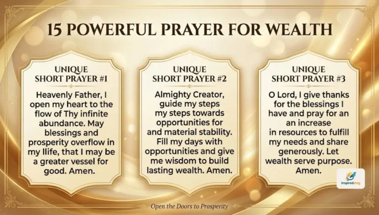 15 Powerful Prayers for Wealth