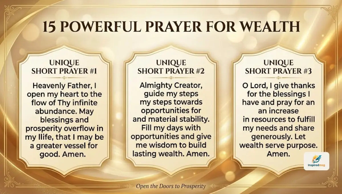 15 Powerful Prayers for Wealth