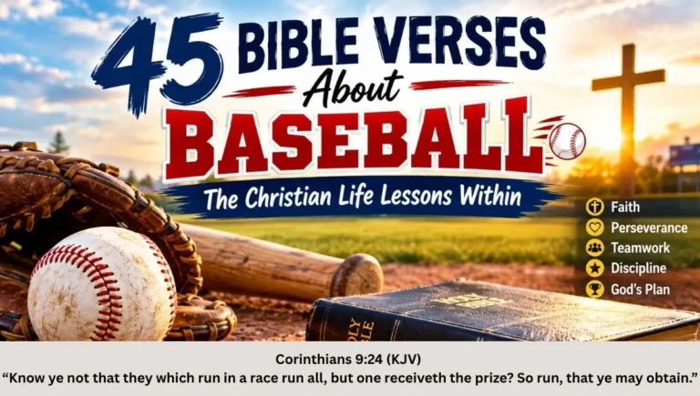 45 Bible Verses About Baseball: The Christian Life Lessons Within