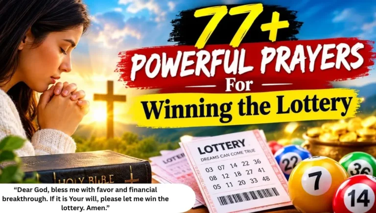 77+ Powerful Prayers For Winning the Lottery