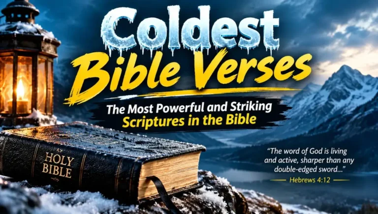 Coldest Bible Verses: The Most Powerful and Striking Scriptures in the Bible