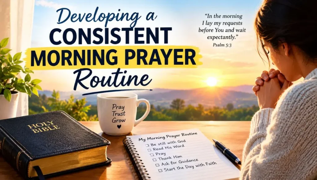Developing a Consistent Morning Prayer Routine