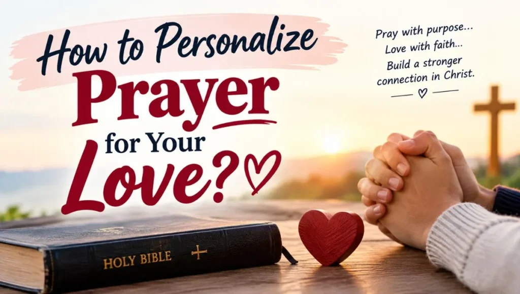 How to Personalize Prayer for Your Love?