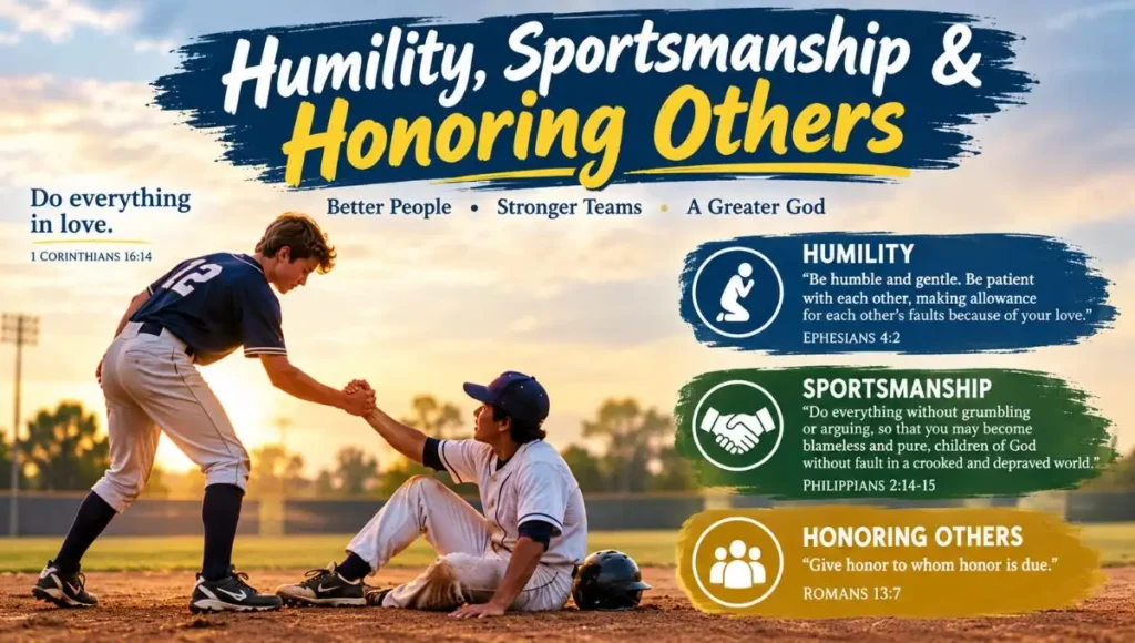 Humility, Sportsmanship & Honoring Others