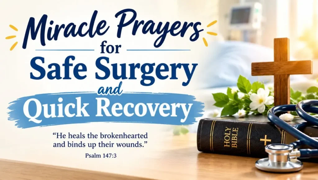 Miracle Prayers for Safe Surgery and Quick Recovery