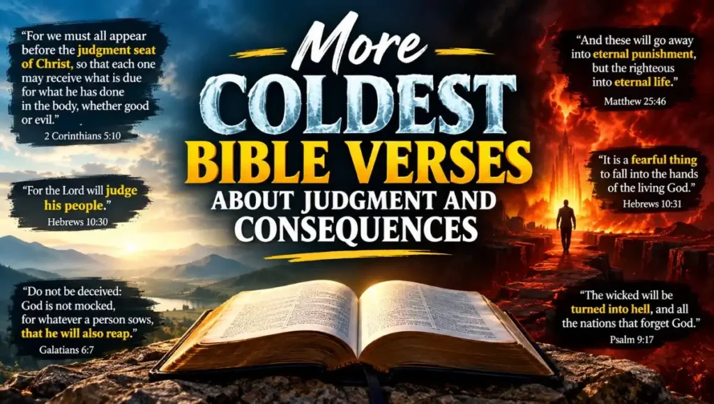 More Coldest Bible Verses About Judgment and Consequences
