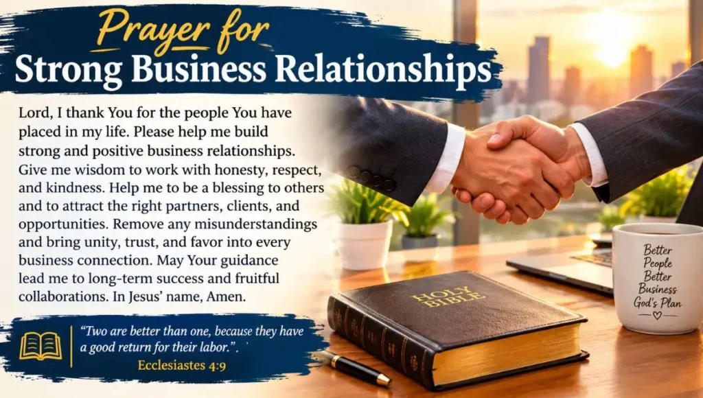 Prayer for Strong Business Relationships