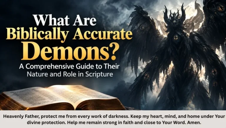 What Are Biblically Accurate Demons? A Comprehensive Guide to Their Nature and Role in Scripture