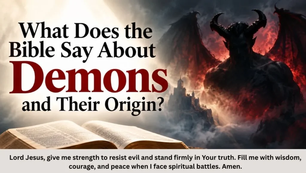 What Does the Bible Say About Demons and Their Origin?