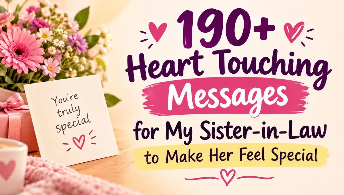 190+ Heart Touching Messages for My Sister-in-Law to Make Her Feel Special