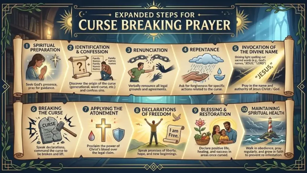 Expanded Steps for Curse Breaking Prayer