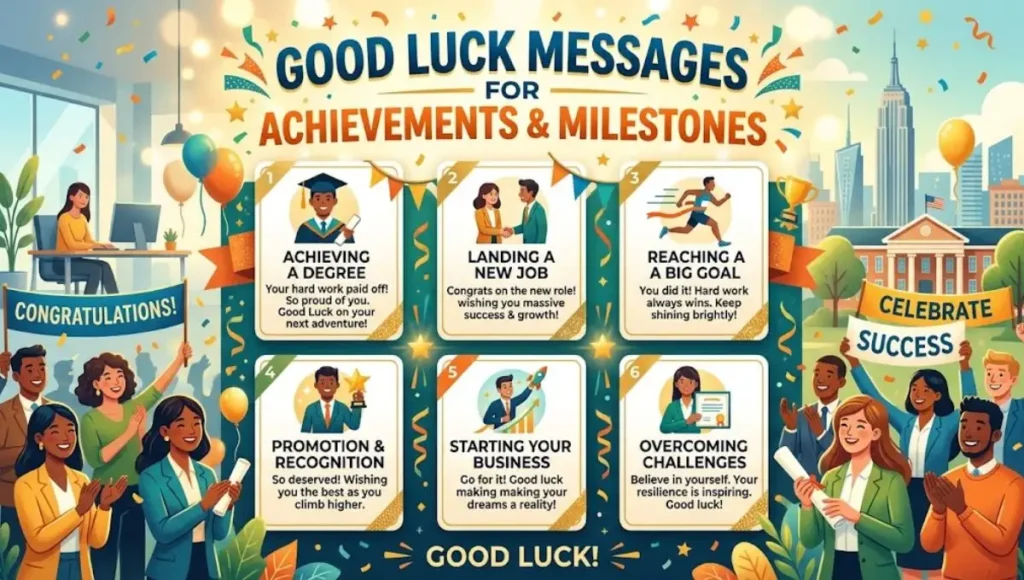 Good Luck Messages for Achievements and Milestones