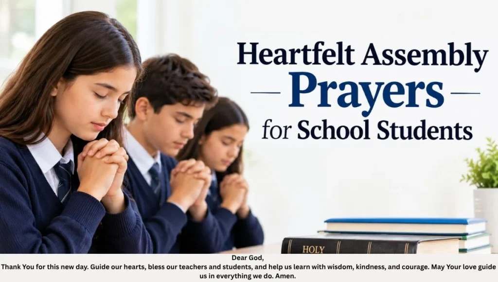 Heartfelt Assembly Prayers for School Students