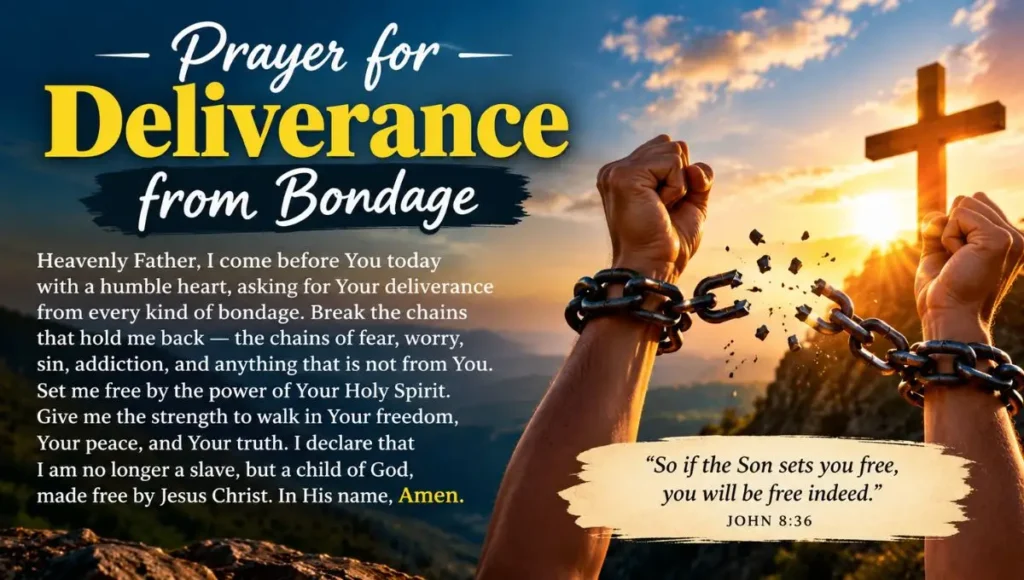 Prayer for Deliverance from Bondage
