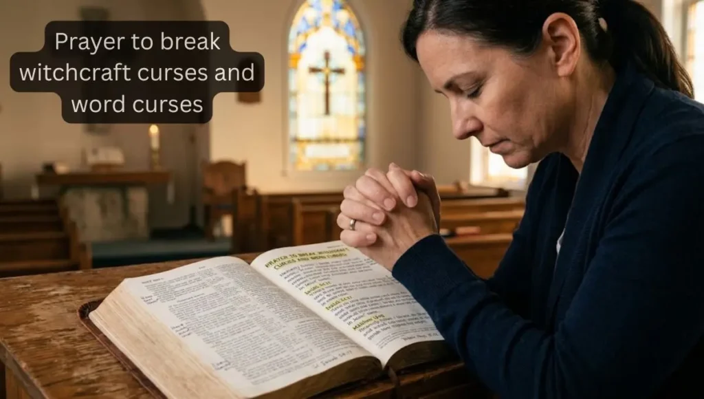 Prayer to break witchcraft curses and word curses