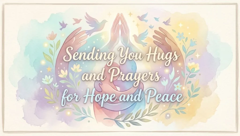 Sending You Hugs and Prayers for Hope and Peace